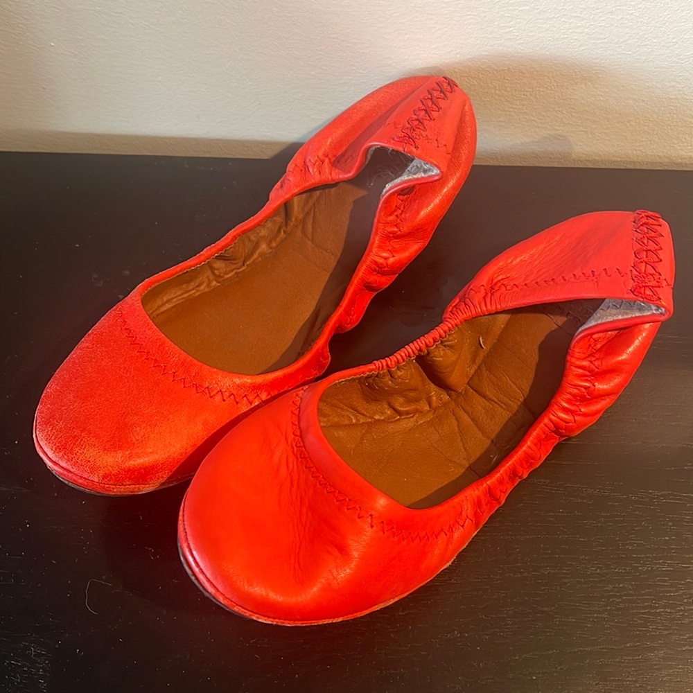 Red Lucky Brand Flats | Size 8.5